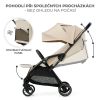 Kinderkraft Apino Sport Babakocsi Dune Beige - Könnyű és Összecsukható, Ideális Városi Sétákhoz