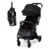 Kinderkraft Apino Sport Babakocsi Raven Black - Modern Megjelenés, Könnyű és Összecsukható