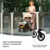 Kinderkraft Apino Sport Babakocsi Raven Black - Modern Megjelenés, Könnyű és Összecsukható