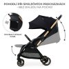 Kinderkraft Apino Sport Babakocsi Raven Black - Modern Megjelenés, Könnyű és Összecsukható