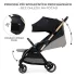 Kinderkraft Apino Sport Babakocsi Raven Black - Modern Megjelenés, Könnyű és Összecsukható