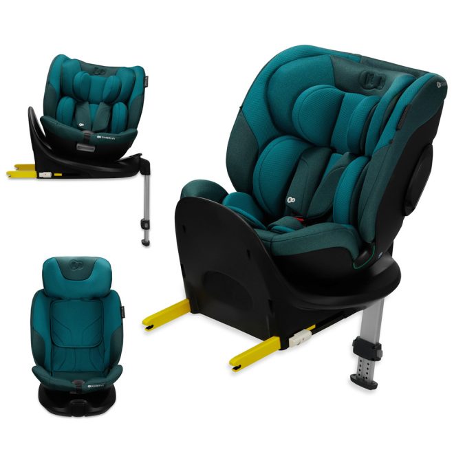 Kinderkraft Select i-Fix Autósülés 40-150cm Harbor Kék - ISOFIX Rögzítésű, Állítható és Oldalvédelemmel Ellátott Prémium Gyermekülés