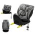 Kinderkraft Select i-Fix Autósülés 40-150cm Cool Grey - ISOFIX Rögzítésű, Állítható és Oldalvédelemmel Ellátott Prémium Gyermekülés