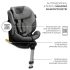 Kinderkraft Select i-Fix Autósülés 40-150cm Cool Grey - ISOFIX Rögzítésű, Állítható és Oldalvédelemmel Ellátott Prémium Gyermekülés