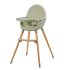 Kinderkraft Fini 2in1 Etetőszék Zöld - Magas Etetőszék és Gyerek Szék Egyben, Kivehető Tálcával és Csúszásmentes Lábakkal