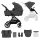 Kinderkraft Select Yoxi 2 az 1-ben Kombinált Prémium Babakocsi Moonlight Grey - Mózeskosárból Sportüléssé Alakítható, Könnyű és Kompakt Kivitelben, Elegáns Szürke Színben