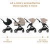 Kinderkraft SELECT Yoxi 2 az 1-ben Kombinált Babakocsi Sand Beige - Praktikus, Könnyű Vezetésű és Komfortos Utazás Újszülött Kortól