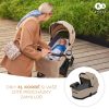 Kinderkraft SELECT Yoxi 2 az 1-ben Kombinált Babakocsi Sand Beige - Praktikus, Könnyű Vezetésű és Komfortos Utazás Újszülött Kortól