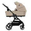 Kinderkraft SELECT Yoxi 2 az 1-ben Kombinált Babakocsi Sand Beige - Praktikus, Könnyű Vezetésű és Komfortos Utazás Újszülött Kortól