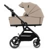 Kinderkraft SELECT Yoxi 2 az 1-ben Kombinált Babakocsi Sand Beige - Praktikus, Könnyű Vezetésű és Komfortos Utazás Újszülött Kortól