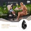 Kinderkraft SELECT Yoxi Sport Babakocsi Pure Black - Könnyű Váz, Modern Megjelenés