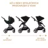 Kinderkraft SELECT Yoxi Sport Babakocsi Pure Black - Könnyű Váz, Modern Megjelenés