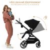 Kinderkraft SELECT Yoxi Sport Babakocsi Pure Black - Könnyű Váz, Modern Megjelenés