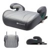 Kinderkraft i-Boost i-Size Ülésmagasító 135-150cm Grey - Könnyű és Biztonságos ISOFIX Gyerekülés 8 Éves Kortól, Modern Szürke Kivitelben