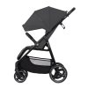 Kinderkraft Trig 3 Sport Babakocsi Granite Grey - Könnyű Összecsukás, Tágas Ülőrész és Teljes Rugózás
