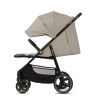 Kinderkraft Trig 3 Sport Babakocsi Stone Beige - Könnyű Összecsukás, Tágas Ülőrész és Teljes Rugózás