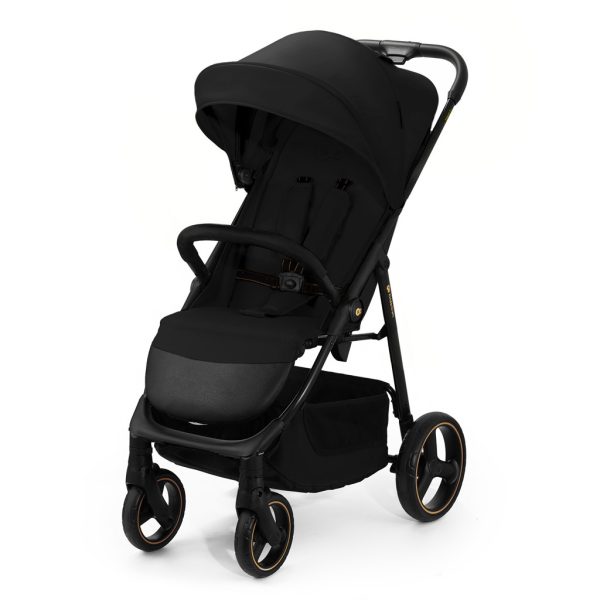Kinderkraft Trig 3 Sport Babakocsi Onyx Black - Könnyű Összecsukás, Tágas Ülőrész és Teljes Rugózás