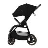 Kinderkraft Trig 3 Sport Babakocsi Onyx Black - Könnyű Összecsukás, Tágas Ülőrész és Teljes Rugózás