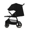 Kinderkraft Trig 3 Sport Babakocsi Onyx Black - Könnyű Összecsukás, Tágas Ülőrész és Teljes Rugózás