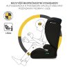 Kinderkraft i-Spark i-Size Autósülés 100-150cm Fekete - Biztonságos Gyerekülés ISOFIX Rögzítéssel, 3-12 Éves Korig, Kényelmes és Állítható Kialakítással