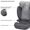 Kinderkraft i-Spark i-Size Autósülés 100-150cm Szürke - Biztonságos és Kényelmes Gyerekülés ISOFIX Rögzítéssel, 3-12 Éves Korig, Állítható Fejtámlával