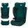 Kinderkraft i-Spark i-Size Autósülés 100-150cm Zöld - Biztonságos ISOFIX Gyerekülés 3-12 Éves Korig, Állítható Fejtámlával és Friss Zöld Színben