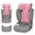 Kinderkraft i-Spark i-Size Autósülés 100-150cm Pink - Biztonságos Gyerekülés ISOFIX Rögzítéssel, 3-12 Éves Korig, Állítható Fejtámlával és Vidám Rózsaszín Kivitelben