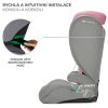 Kinderkraft i-Spark i-Size Autósülés 100-150cm Pink - Biztonságos Gyerekülés ISOFIX Rögzítéssel, 3-12 Éves Korig, Állítható Fejtámlával és Vidám Rózsaszín Kivitelben