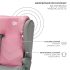 Kinderkraft i-Spark i-Size Autósülés 100-150cm Pink - Biztonságos Gyerekülés 3-Pontos Rögzítéssel, 3-12 Éves Korig, Állítható Fejtámlával és Vidám Rózsaszín Kivitelben