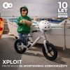 Kinderkraft Xploit Futóbicikli Moonstone Silver - Könnyű Acélvázas Tanulóbicikli Gyerekeknek, Állítható Üléssel és Csúszásmentes Markolattal, 3 Éves Kortól