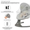 Kinderkraft Lumi 2 az 1-ben Prémium Pihenőszék és Hinta Light Grey - Elektromos Ringatás és Dallam Funkció Újszülötteknek 9 kg-ig, Puha és Stílusos Kivitelben