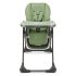 Kinderkraft Tummie Etetőszék Zöld - Összecsukható, Könnyű és Stabil Etetőszék Kivehető Tálcával, Friss Zöld Színben