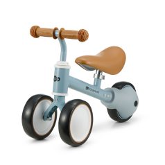   Kinderkraft Cutie Futóbicikli Kék - Könnyű és Stabil Tanulóbicikli 1 Éves Kortól, Csúszásmentes Kerekekkel és Modern Kék Színben