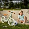 Kinderkraft Fly Plus Lökős Jármű Powder Pink - Stabil és Könnyen Irányítható Tolható Játékautó Szülőkarral, Tárolórekesszel és Hanghatásokkal, 1 Éves Kortól