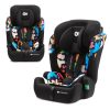 Kinderkraft Comfort Up i-Size Autósülés 76-150cm Happy Shapes - Kényelmes és Állítható Gyerekülés ISOFIX Opcióval, Vidám Mintás Kivitelben 15 Hónapostól 12 Éves Korig