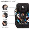 Kinderkraft Comfort Up i-Size Autósülés 76-150cm Happy Shapes - Kényelmes és Állítható Gyerekülés ISOFIX Opcióval, Vidám Mintás Kivitelben 15 Hónapostól 12 Éves Korig