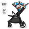 Kinderkraft Grande Plus Sport Babakocsi Happy Shapes - Színes Dizájn, Kényelmes és Teljes Rugózás
