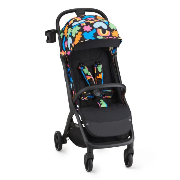 Kinderkraft SELECT Nubi 2 Sport Babakocsi - Ultrakompakt Összecsukás, Happy Shapes Dizájn
