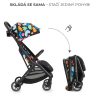 Kinderkraft SELECT Nubi 2 Sport Babakocsi - Ultrakompakt Összecsukás, Happy Shapes Dizájn