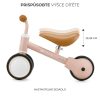Kinderkraft Cutie Futóbicikli Pink - Könnyű és Stabil Tanulóbicikli 1 Éves Kortól, Csúszásmentes Kerekekkel és Vidám Rózsaszín Kivitelben