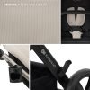 Kinderkraft Moov 2 Air 3 az 1-ben Kombinált Multifunkciós Babakocsi Moonlight Grey - Mózeskosár, Sportülés és Autós Hordozó Egyben, Felfújható Kerekekkel és Prémium Rugózással