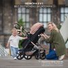 Kinderkraft Moov 2 3 az 1-ben Kombinált Multifunkciós Babakocsi Pure Black - Mózeskosár, Sportülés és Autós Hordozó Egyben, Habkerekekkel és Kompakt Fekete Kivitelben