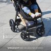 Kinderkraft Moov 2 3 az 1-ben Kombinált Multifunkciós Babakocsi Pure Black - Mózeskosár, Sportülés és Autós Hordozó Egyben, Habkerekekkel és Kompakt Fekete Kivitelben