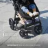 Kinderkraft Moov 2 3 az 1-ben Kombinált Multifunkciós Babakocsi Sand Beige - Mózeskosár, Sportülés és Mink PRO Hordozó Habkerekekkel, Könnyű és Kompakt Kivitelben