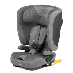   Kinderkraft Fix2Go i-Size Autósülés 76-150cm Szürke - Biztonságos ISOFIx Gyerekülés 15 Hónapostól 12 Éves Korig, Állítható Fejtámlával és Modern Szürke Kivitelben