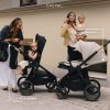 Kinderkraft Nea 2 az 1-ben Kombinált Multifunkciós Babakocsi Platinum Grey - Mózeskosárból Sportüléssé Alakítható, Könnyű Alumínium Vázzal és Elegáns Platinaszürke Kivitelben
