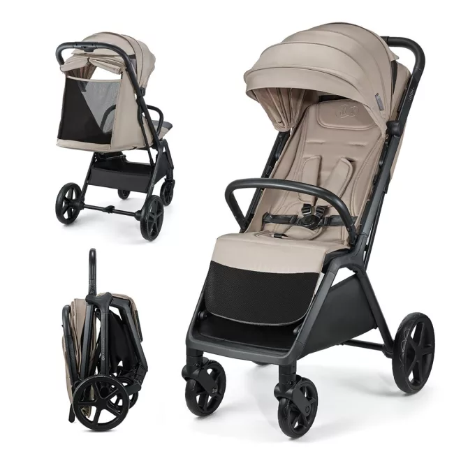 Kinderkraft Loom Sport Babakocsi Beige - Könnyű Váz, Elegáns Városi Stílus