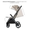 Kinderkraft Loom Sport Babakocsi Beige - Könnyű Váz, Elegáns Városi Stílus