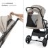 Kinderkraft Loom Sport Babakocsi Beige - Könnyű Váz, Elegáns Városi Stílus