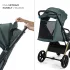 Kinderkraft Loom Sport Babakocsi Green - Kompakt és Könnyű, Friss Zöld Városi Dizájn